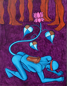 A case of femme: An exhibition of paintings by Chithrakaran T Murali