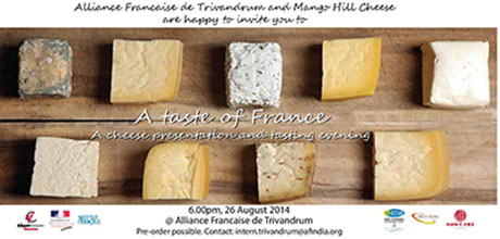 A taste of France A cheese presentation and tasting evening