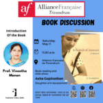 Book discussion on Thursday, 11th May, 11 am