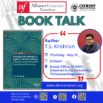 Book Talk on Thursday, 23rd May at 6 pm