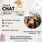 Chai and Chat with Ruben : French Gastronomy